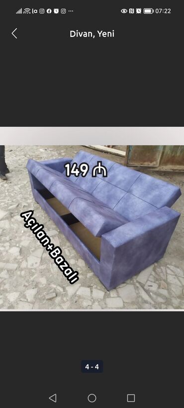 Divanlar: Divan, Yeni, Açılan, Bazalı, Parça, Ödənişli çatdırılma — 16