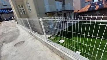 Proizvodi od rolovanog metala, metalni kanali: Panelna ograda 3d boja bela ral 9010. Panelna ogradafence system — 18