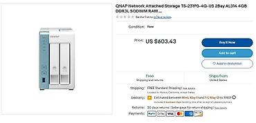 prosessor satilir: QNAP TS-231P3 4G/ 2 Bay /Personal Cloud NAS sistemi. ✅Vəziyyəti - — 6