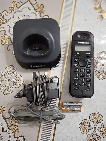 Panasonic simsiz ev telefonu dəsti Komplekt: - Panasonic baza