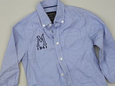 Shirts: Shirt 3-4 years, condition - Very good, pattern - Print, color - Blue