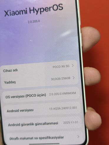 Poco: Poco X6, 256 GB, rəng - Ağ — 9