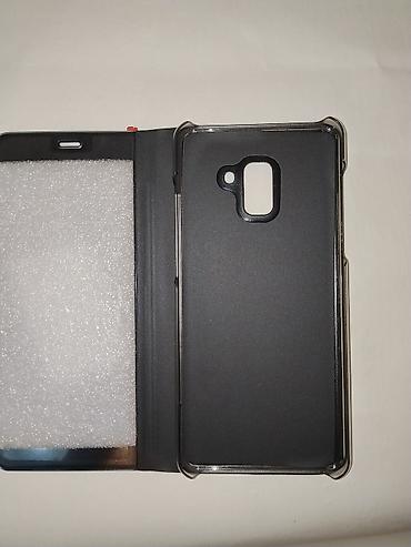 samsung note 8 ekran: Clear View Standing Cover – Samsung Galaxy A8+ (2018) üçün - Model — 1