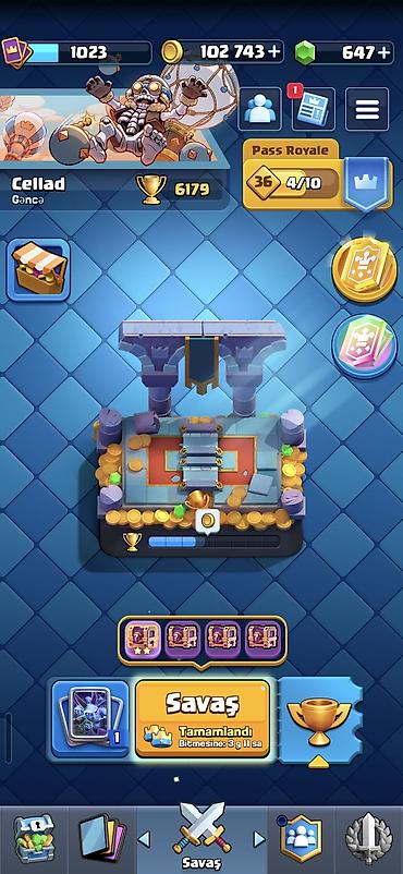 oyun cd: Clash Royale hesabı – yüksək səviyyəli və resurslu - Kasa və daşlar — 2