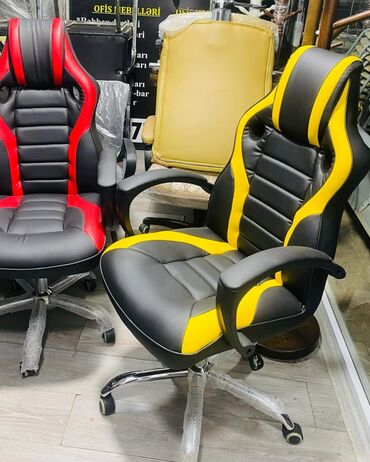 Ofis və oyun kresloları: Yeni, Təkərli, Qolları tənzimlənir, Dəri -da lalafo.az — 5 Ofis və oyun kresloları: Yeni, Təkərli, Qolları tənzimlənir, Dəri — 5