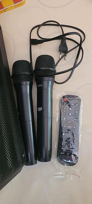 микрофон fifine: Состояние новой! Караоке-колонка HOCO DS70 (Экран Android + 2 — 4