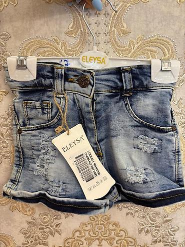 ELEYSa brendinin uşaq cins şortu - Material: denim (cins), etiketi lalafo.az -da ELEYSa brendinin uşaq cins şortu - Material: denim (cins), etiketi