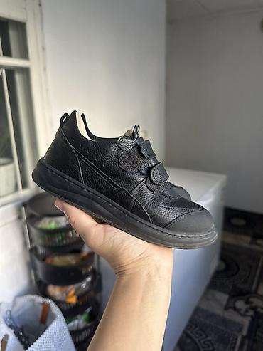 Детская обувь: Детские черные туфли/кроссовки для школы - Модель: Babotou Kids Shoes — 3