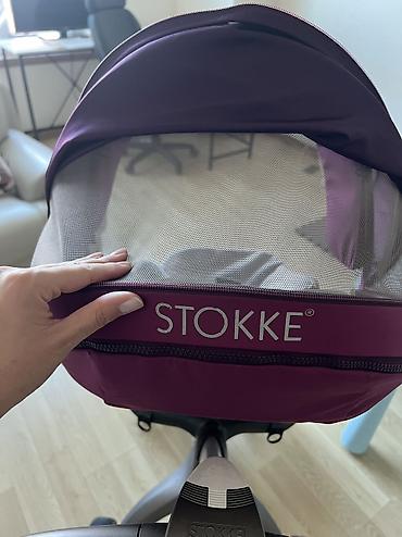 стокки коляска: Коляска, Stokke, цвет - Фиолетовый, Б/у, Самовывоз, Платная доставка — 8