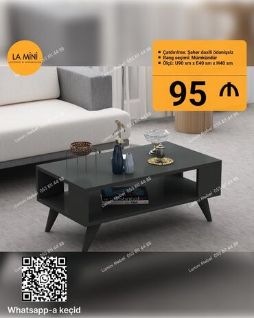 mebel transformer: Журнальный стол, Новый, Нераскладной, Ламинат, Прямоугольный стол