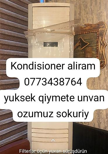 çat patpres təmiri: Kondisioner aliram yuksek qiymete kondisioner aliram yuksek qiymete — 1