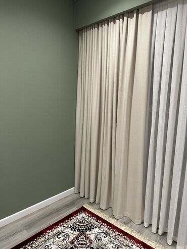 Шторы и занавески: Комплект штор, С тюлем в комплекте, Изготовление на заказ, Для спальни at lalafo.kg — 12 Шторы и занавески: Комплект штор, С тюлем в комплекте, Изготовление на заказ, Для спальни — 12