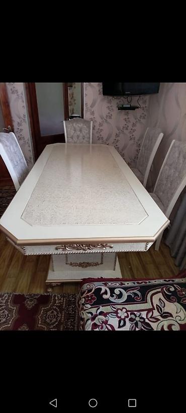 Digər mebel: Rehile89Masa dəsti satılır təzə alınıb ideal veziyyetdedr 6 stulu var — 1