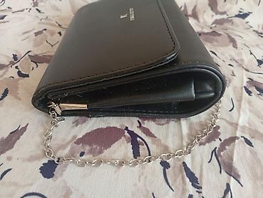 patike bata: Elegantna crna tašna/klač brenda Pink & Cosmo. Kao nova .Jedino — 5