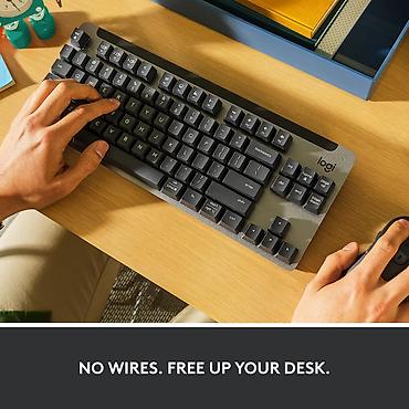 logitech mx: Клавиатура, Logitech, Механическая, Bluetooth, Проводное подключение, Размер: 80% — 5