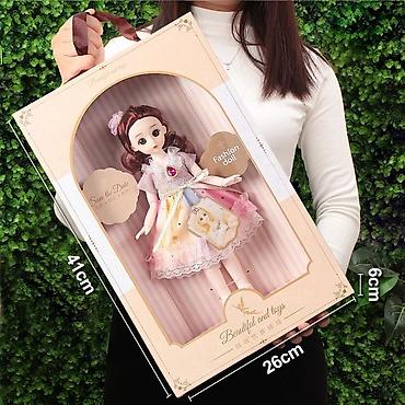 Игрушки: Детская кукла, подарочная - Стильная кукла Fashion Doll в нарядном — 4