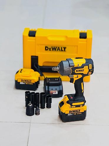 Məhsul: Akkumulyatorlu zərbəli bolt açan (impact wrench) dəst Brend