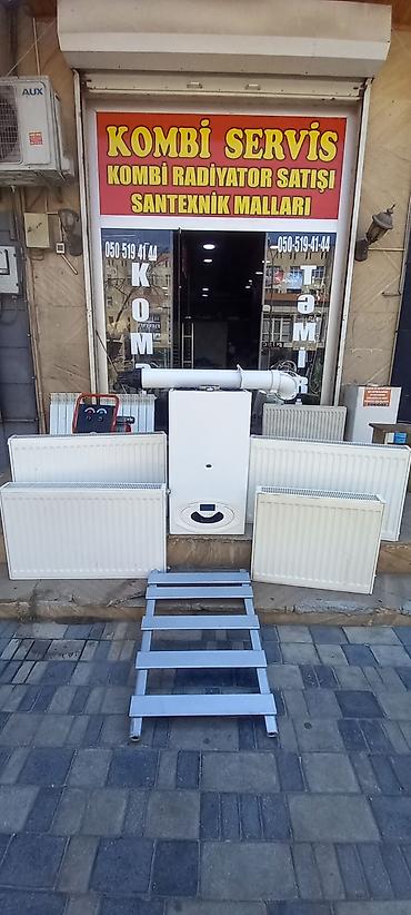 ev üçün pilləkənlər: İşlənmiş Kombi Ariston 24 kVt, Ünvandan götürmə, Ödənişli quraşdırma, Zəmanətli, Kredit yoxdur — 1