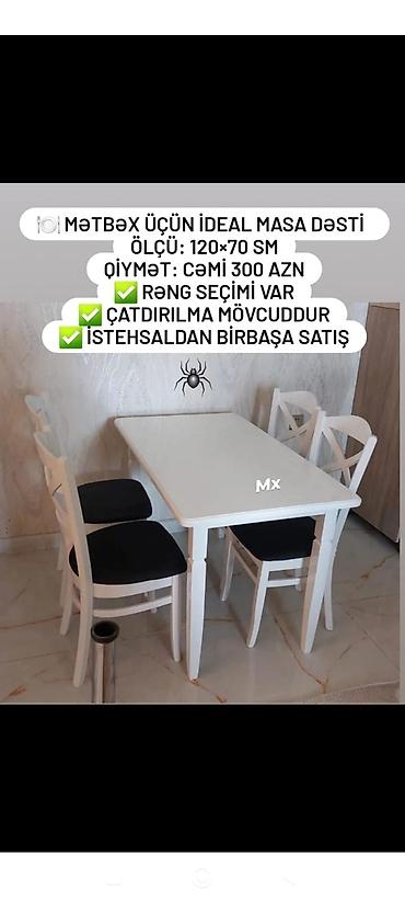 kuxnya studio: Masa 4 oturacaq — 1