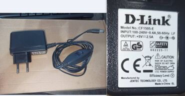 пассивное сетевое оборудование digitus professional: Блок питания для роутеров D-Link CF1505-E 5V, 2.5A, 5.5-2.5мм в