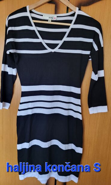 haljine neobičnog kroja: S (EU 36), color - Black, Other style, Long sleeves