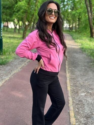 Gornji i donji deo: Nove pamučne komplet trenerke dostupne M do 6XL-sa ranflom ili bez — 18