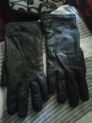 кожаные перчатки мужские: Перчатки кожаные б/ У. не дорого
