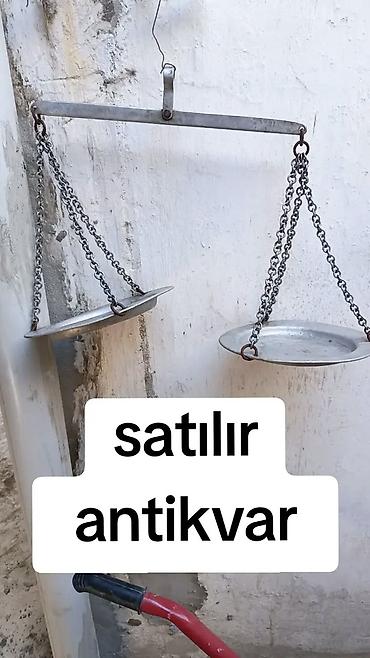 antik samdan: Məhsul: Antik tərəzilər və çəkilər dəsti - Model: Mexaniki ikiqablı — 3