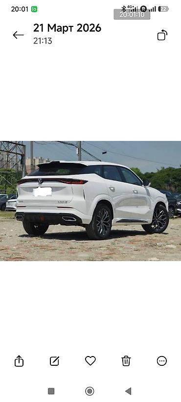 Changan: Changan Uni-Z: 2026 г., 1.5 л, Робот, Бензин, Кроссовер — 6