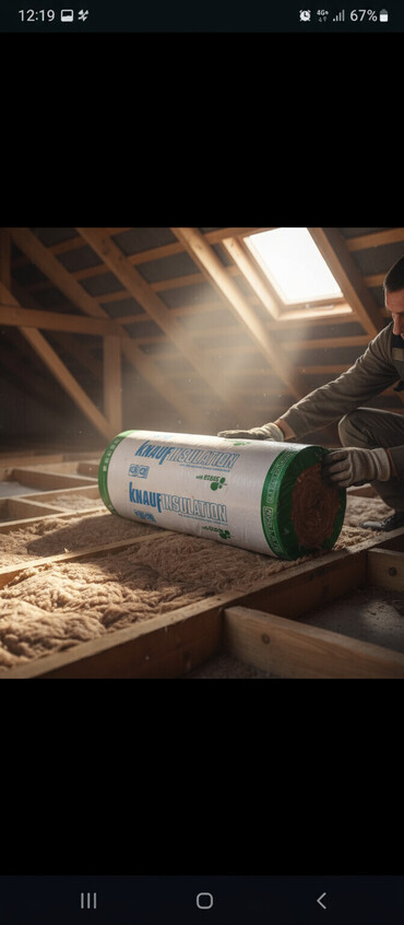 утиплитель пена: Рулон теплоизоляции Knauf Insulation, предназначенный для утепления