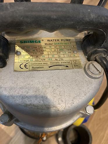 shimge: SHIMGE QDX15-14-1.1 Dalgıç Su Nasosu 1.5 HP (220V) ✅ Tam işlək — 2