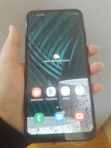 Samsung: Samsung Galaxy A02 S, 32 GB, rəng - Mavi, Barmaq izi, İki sim kartlı