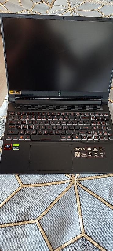 hyperx pulsefire surge: Игровой ноутбук Acer Nitro V 16 AI (серия Nitro, логотип N на крышке) — 3