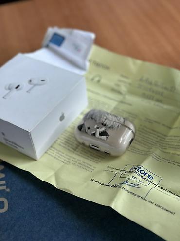 di box: Оригинальные Беспроводные наушники-вкладыши Apple AirPods Pro (второе — 2