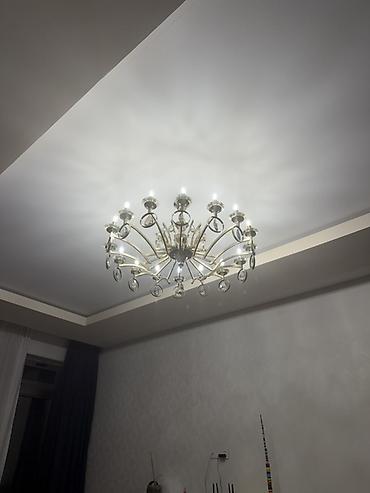 Çılçıraq, 10 və daha çox lampa, Metal