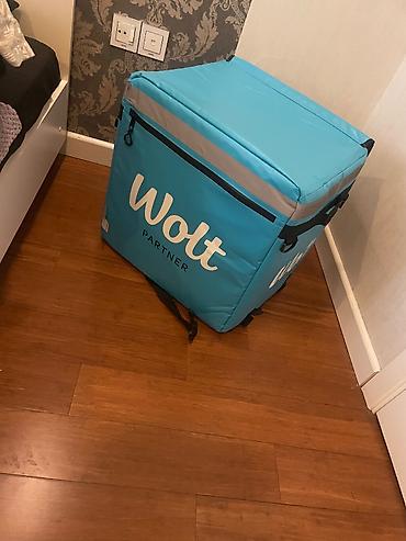 Çantalar: Wolt çantası satılır 👜 Cəmi 1 həftə istifadə olunub, demək olar ki — 3