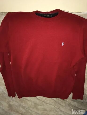 Džemperi: Džemper, M, L, XL, Ralph Lauren, bоја - Crvena, Vuna — 9