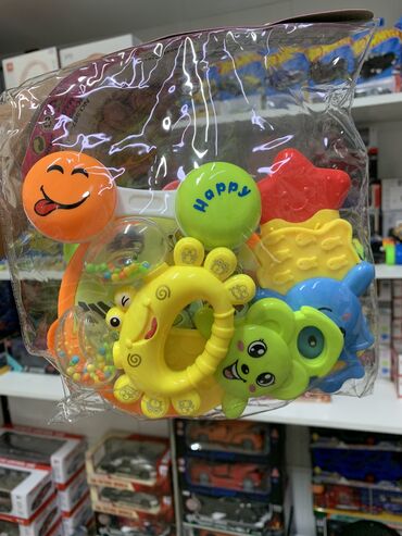детские игрушки погремушки: Погремушки [ акция 50% ] - низкие цены в городе! Новые! В упаковках!