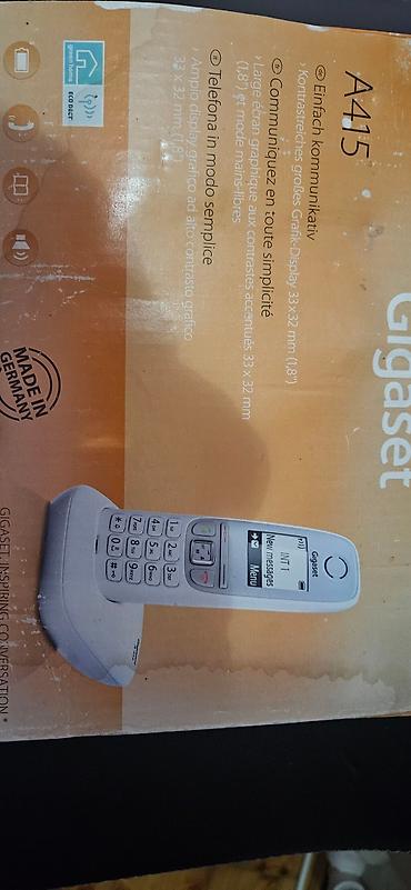 ucuz.telefon: Gigaset A415 simsiz ev/ofa telefon dəsti Xüsusiyyətlər: - DECT/GAP — 3