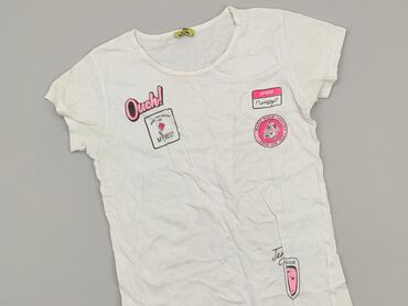 pinko t shirty białe: T-shirt, M, stan - Dobry