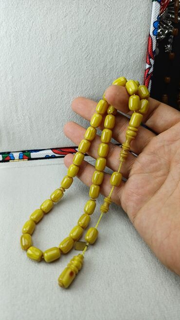 Təsbehlər: Sıxma kəhrəba .katalin kanayan bağa.Ali Baba usta işçiliyi və