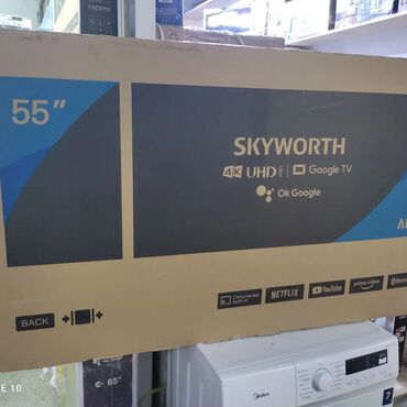 dvi hdmi: У НАС САМЫЙ НИЗКИЙ ЦЕНЫ. АКЦИЯ!!! SKYWORTH 55 ДЮМ ДИАГОНАЛЬ 140