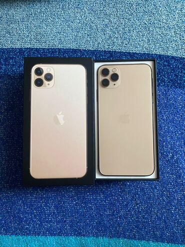 iphone 11 pro max qiymet: IPhone 11 Pro Max, 256 GB, Matte Gold, Zəmanət, Barmaq izi, Sənədlərlə