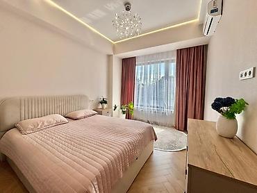 town: 3 комнаты, 80 м², Ак-Кеме Элитка, 2 этаж, Евроремонт — 8