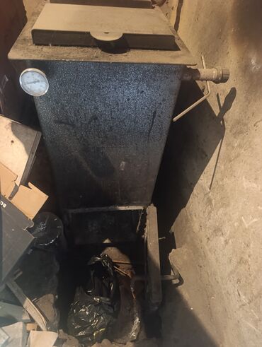 баня печ: Твердотопливный котёл (печь-водогрейка) для отопления - Материал