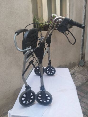 Hodalice, štake, štapovi za hodanje, kolica za hodanje: Nemacka aluminijumska XXXL hodalica-setalica, rolator sa 4 tocka — 15