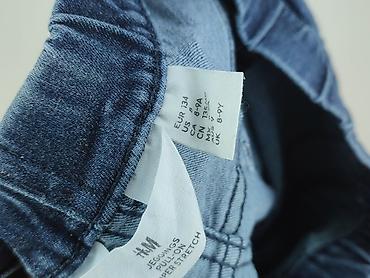 hello kitty klapki: Spodnie jeansowe, H&M, 9 lat, 128/134, stan - Bardzo dobry — 4