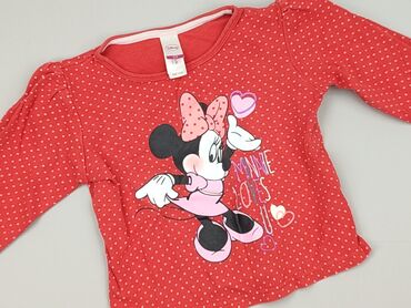 czarna bluzka z odkrytymi ramionami: Blouse, Disney, 3-4 years, 98-104 cm, condition - Good