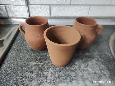 piti qabı: Gil piti qabı, oda davamlı, sağlamdı, qırığı və ya çatı yoxdu — 2