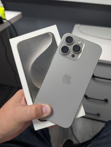 корпус для пе: IPhone 15 Pro Max, Б/у, 512 ГБ, Natural Titanium, Коробка
